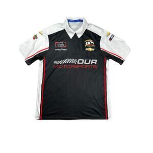 Our Motorsports Nascar XFINITY Pit Crew Track Shirt Size Large Sparco Chevy
